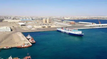 تداول 9 آلاف طن من البضائع في موانئ البحر الأحمر