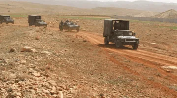 تدريبات عسكرية في منطقة الطيبة