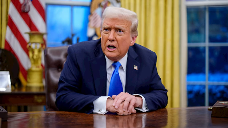 ترامب: يجب على أمريكا أن تتحمل واجبها لإنهاء الشر العظيم في العالم ترامب: يجب على أمريكا أن تتحمل واجبها لإنهاء الشر العظيم في العالم