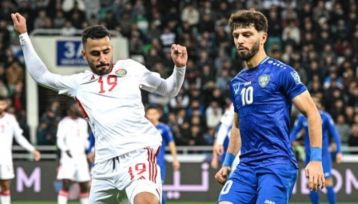 ترددات القنوات التي ستبث مباراة الإمارات وأوزبكستان في تصفيات كأس العالم 2026 ترددات القنوات التي ستبث مباراة الإمارات وأوزبكستان في تصفيات كأس العالم 2026