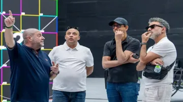 تركي آل الشيخ يشارك صورًا من زيارة مروان حامد لاستوديوهات “الحصن”
