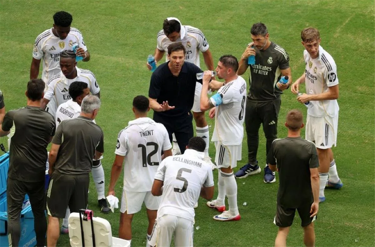 تشابي ألونسو: خيبة أمل بسبب التعادل مع الهلال السعودي.. ومبابي يواجه فترة صعبة تشابي ألونسو: خيبة أمل بسبب التعادل مع الهلال السعودي.. ومبابي يواجه فترة صعبة