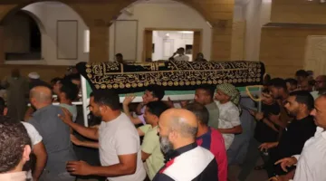 تشييع جنازة ضحية حادث صهريج البنزين في العاشر من رمضان إلى مسقط رأسه في الدقهلية – صور