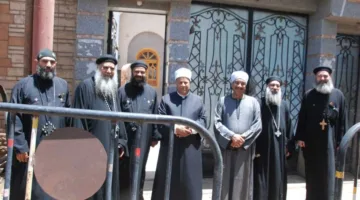 تضامن وطني: نائب رئيس جامعة الأزهر يزور كنيسة العذراء بعد الحريق