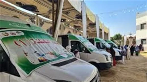 تقديم الرعاية الصحية لـ 1050 مواطنًا وتوزيع الأدوية مجانًا في قافلة طبية بالدقهلية