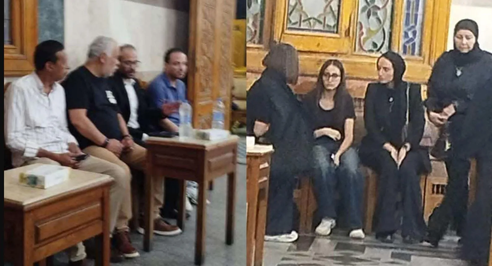 سارة وفيق تحت تأثير أجواء حزينة ونشاط سينمائي.. الفنانين يقدمون دعمهم للمخرجة في عزاء والدتها سارة وفيق تحت تأثير أجواء حزينة ونشاط سينمائي.. الفنانين يقدمون دعمهم للمخرجة في عزاء والدتها