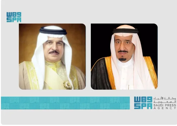 تهاني قيادة مملكة البحرين إلى خادم الحرمين الشريفين وسمو ولي العهد بمناسبة نجاح موسم الحج لعام 1446هـ