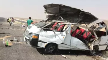 ثمانية مصابين نتيجة حادث انقلاب سيارة على طريق جمصة في الدقهلية