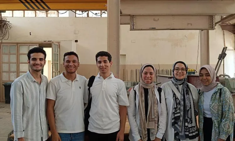 جامعة حلوان تشارك مصر في مسابقة دولية باستخدام خليط خرسانة صديق للبيئة