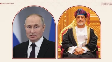جلالة السلطان الكبير يبارك رئيس روسيا
