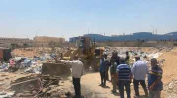 جهاز 6 أكتوبر يستمر في جهوده الواسعة لإزالة نقاط الفرز والغرف غير القانونية في المناطق الصناعية والسكنية.