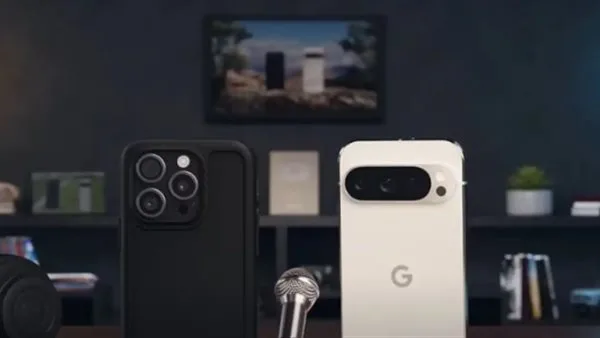 جوجل تتفوق على آبل.. إعلان فكاهي يبرز مزايا هواتف Pixel مقارنةً بالآيفون جوجل تتفوق على آبل.. إعلان فكاهي يبرز مزايا هواتف Pixel مقارنةً بالآيفون