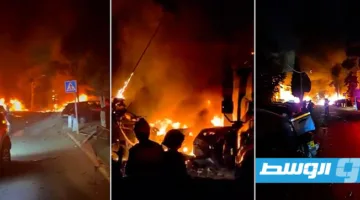 جيش الاحتلال يعلن تضرر عدد من المواقع إثر هجوم صاروخي إيراني مكثف