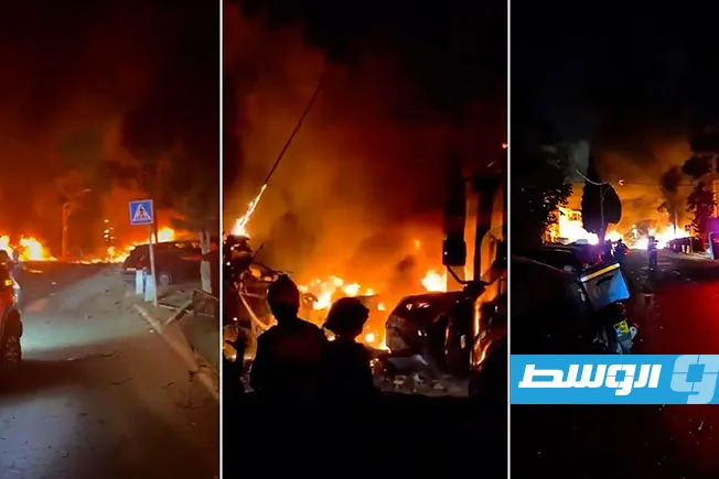 جيش الاحتلال يعلن تضرر عدد من المواقع إثر هجوم صاروخي إيراني مكثف