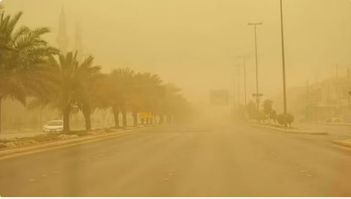 حالة الطقس في المملكة يوم الأربعاء: رياح قوية تثير الأتربة واحتمال لتشكل سحب رعدية في مناطق متعددة