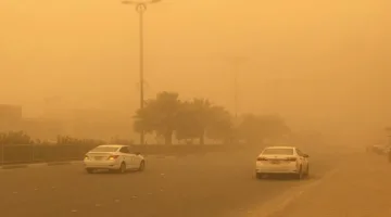 حتى الساعة السادسة مساءً.. رياح قوية وغبار في نجران