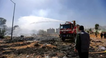 حرائق هائلة ت devastate المنشآت السكنية والتجارية في صنعاء ومأرب