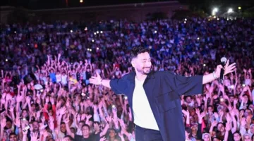 حمادة هلال يحيي حفلاً غنائياً في القطامية بحضور كبير من الجماهير