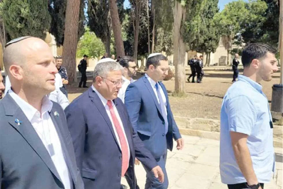 حماس تنبه: «بن غفير» يشعل فتيل حرب دينية في المسجد الأقصى
