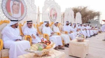 خالد بن سعود يشارك في احتفالات الشحي في سيح القصيدات