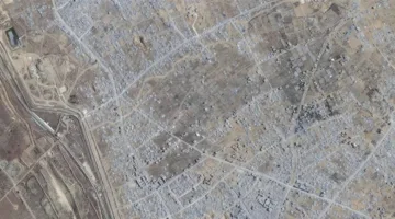 دمار رفح وجباليا يفوق ما حصل في هيروشيما وناغازاكي (صورة)