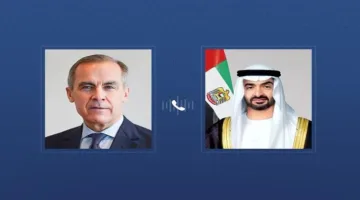 رئيس الإمارات ورئيس الوزراء الكندي يناقشان عبر الهاتف العلاقات والقضايا ذات الاهتمام المشترك