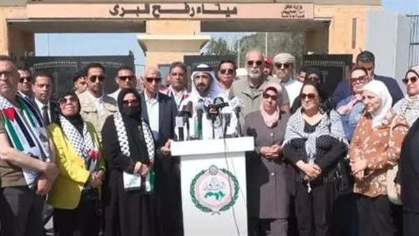 رئيس البرلمان العربي في معبر رفح: الحاجة إلى تحرك دولي عاجل تجاه أوضاع الفلسطينيين رئيس البرلمان العربي في معبر رفح: الحاجة إلى تحرك دولي عاجل تجاه أوضاع الفلسطينيين