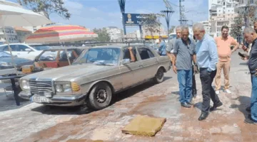 رئيس بلدية صيدا يتابع مشكلة تسرب المياه في وسط السوق التجاري