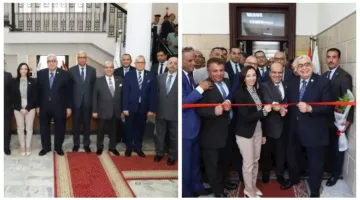 رئيس مجلس الدولة ي inaugurate مكتب توثيق في البحيرة ويثني على جهود القضاة في إنجاز المهام