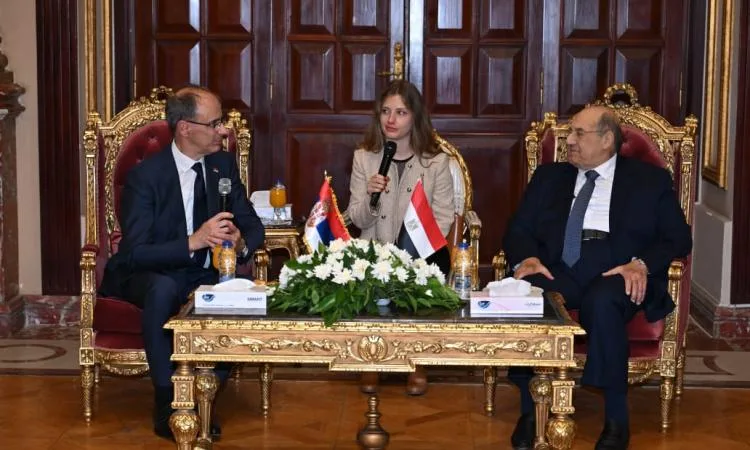 رئيس مجلس الشيوخ يشدد على متانة الروابط التاريخية بين مصر وصربيا رئيس مجلس الشيوخ يشدد على متانة الروابط التاريخية بين مصر وصربيا