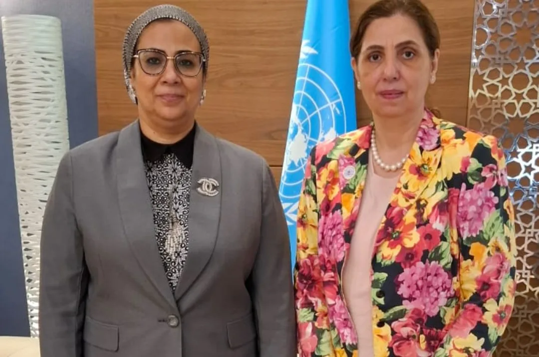 رئيسة المجلس القومي للمرأة تجتمع بمديرة اللجنة الاقتصادية والاجتماعية لغرب آسيا (الإسكوا) لاستكشاف مجالات التعاون.