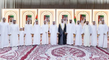 راشد بن حمد يشارك في احتفالات الظنحاني والرقباني بالفجيرة