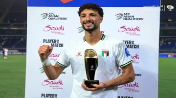 رسالة مؤثرة من وسام أبو علي بعد فقدان فلسطين فرصة التأهل لكأس العالم 2026
