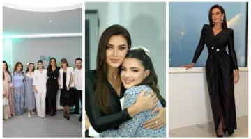 رضوى الشربيني تُرسل تحية لشام الذهبي بمناسبة افتتاح عيادتها الجديدة