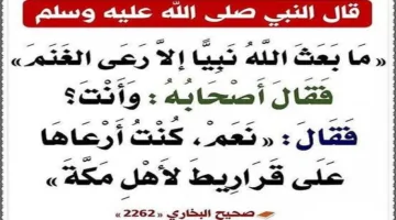 رعاية الأنبياء للماشية: دروس وعبر
