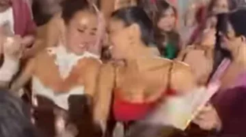 رقص وغناء: دينا الشربيني تحضر زفاف أمينة خليل (فيديو)