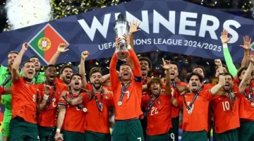 رونالدو يقود البرتغال نحو لقب دوري الأمم الأوروبية بعد هزيمة إسبانيا.