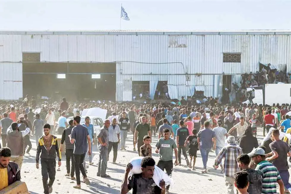 رويترز: الولايات المتحدة تدرس تخصيص 500 مليون دولار لدعم مؤسستها الإنسانية في غزة رويترز: الولايات المتحدة تدرس تخصيص 500 مليون دولار لدعم مؤسستها الإنسانية في غزة