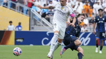 ريال مدريد الإسباني يحقق الانتصار على باتشوكا المكسيكي في بطولة كأس العالم للأندية لكرة القدم.