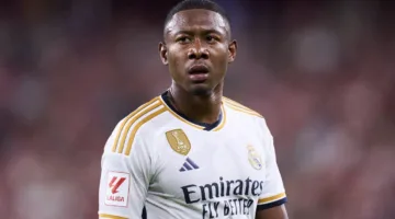 ريال مدريد يغيب عن ألابا لمدة 4 أسابيع بسبب الإصابة