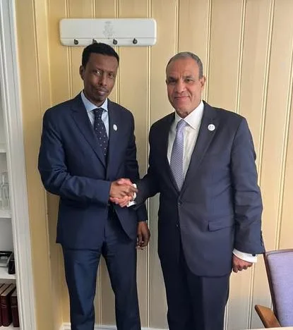 وزير الخارجية يناقش مع مستشار الأمن القومي الصومالي طرق تعزيز التعاون الثنائي وزير الخارجية يناقش مع مستشار الأمن القومي الصومالي طرق تعزيز التعاون الثنائي