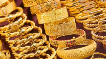 زيادة أسعار الذهب في المغرب اليوم الأربعاء 18-6-2025، حيث بلغ سعر عيار 21 نحو 869.50 درهم في بداية التعاملات.
