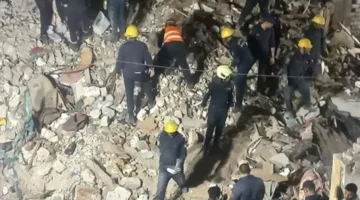 زيادة عدد الضحايا جراء انهيار مدخنة مصنع الطوب في الصف