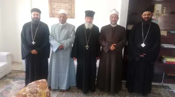 زيارة وفد كنسي لأوقاف البحر الأحمر بمناسبة عيد الأضحى المبارك