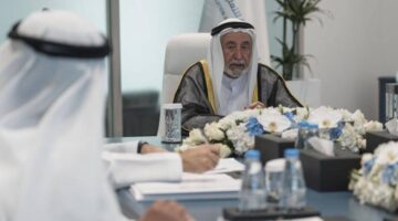 سلطان يوافق على الميزانية الأولية لمجلس الشارقة للتعليم العالي بقيمة 18 مليون درهم للفترة المتبقية من العام.