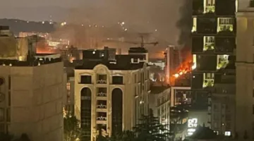 سماع دوي انفجارات عنيفة في طهران