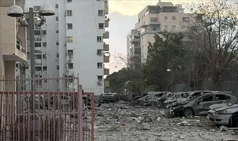 شاهد: landing of an Iranian missile in Be’er Sheva شاهد: landing of an Iranian missile in Be’er Sheva