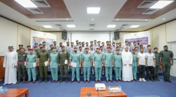شرطة عجمان تحتفل بتخريج دورة العناصر الجدد