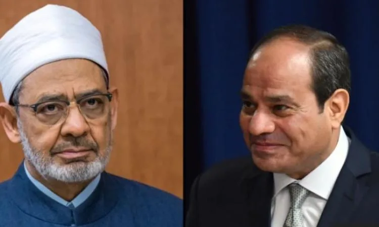 شيخ الأزهر يُقدم التهاني للرئيس السيسي والأمة الإسلامية بمناسبة عيد الأضحى المبارك شيخ الأزهر يُقدم التهاني للرئيس السيسي والأمة الإسلامية بمناسبة عيد الأضحى المبارك