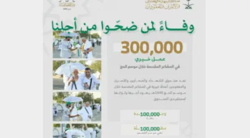 صندوق الشهداء يقدم خدمات خيرية لنحو 300 ألف حاج في المشاعر المقدسة خلال موسم حج 1446هـ